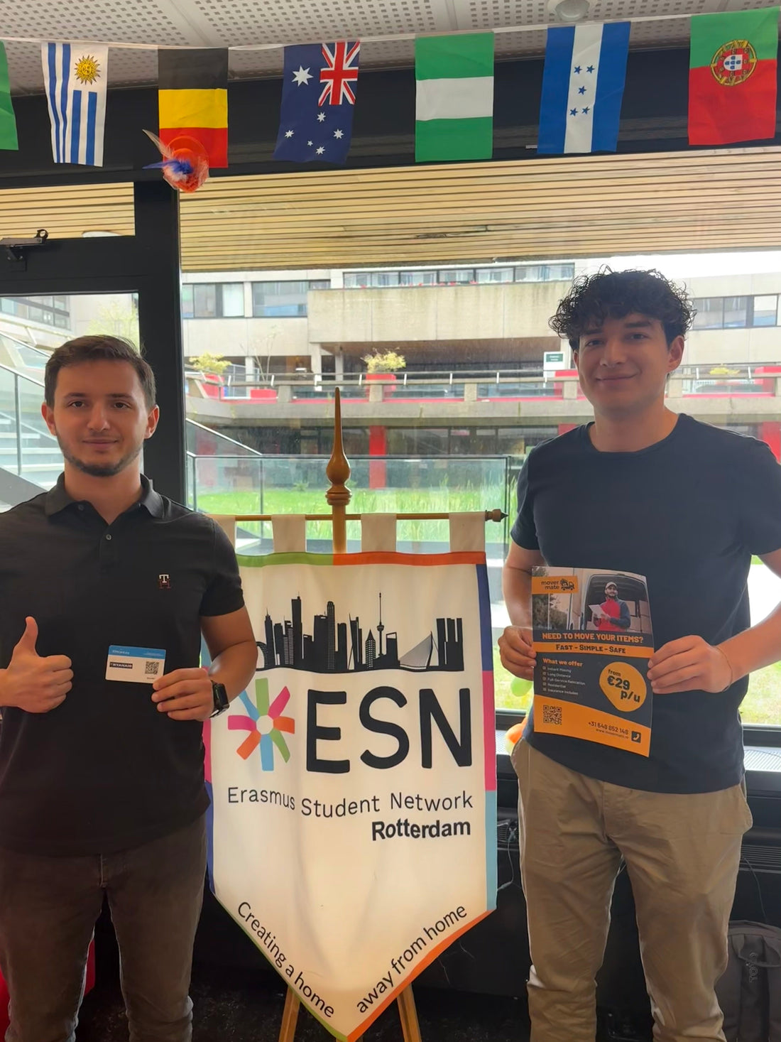 MoverMate Partners with Erasmus Student Network 🎉